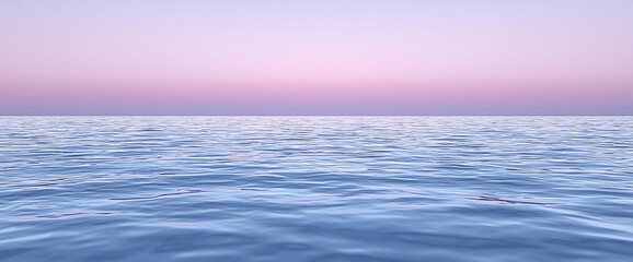 Naklejka premium Calm ocean sunset; peaceful sea, sky; background for relaxation