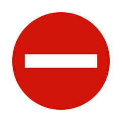 no sign vector. stop vector illustration. do not enter. prohibited sign. warning symbol