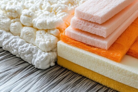 Varieties of insulation include polyurethane foam and fiberglass