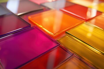 Vibrant Glass Samples Kitchen Backsplash Samples