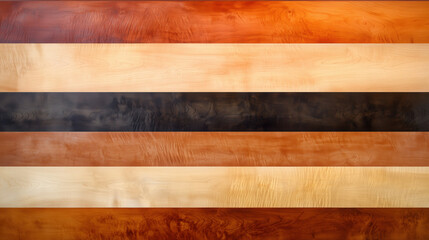 Horizontal wood plank texture with a blend of light maple and dark mahogany tones, even surfaces, and faint grain patterns, perfect for a clean and sophisticated design