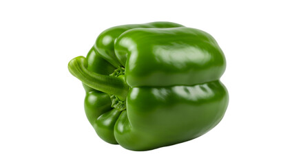paprika isolated on white background GREEN COLLAR ,PNG