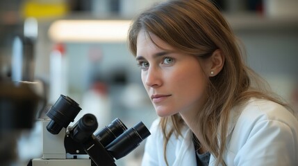 Fototapeta premium Close examination of viral samples reveals crucial insights into their structure and behavior