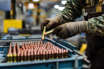 Effective training on ammunition production techniques and safety protocols in a manufacturing facility © Dream maker