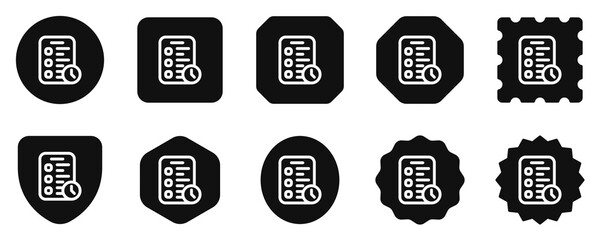 Editable checklist, task, clipboard vector icon. Remote work, job, profession, freelance. Part of a big icon set family. Perfect for web and app interfaces, presentations, infographics, etc