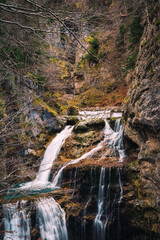 Panoramic view of forests and rivers, Ordesa National Park and Monte Perdido.