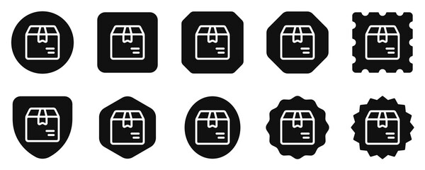 Editable package, parcel, box vector icon. Shipping, delivery, e-commerce, transport, logistics. Part of a big icon set family. Perfect for web and app interfaces, presentations, infographics, etc