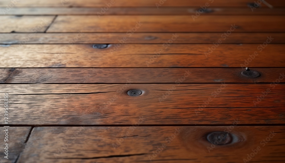 Poster rich walnut wood grain texture creates elegant design background. authentic natural timber pattern s