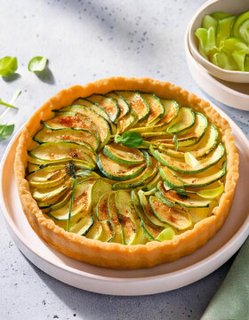 Tarta de zapallito largo