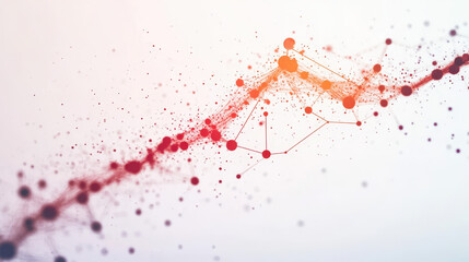 Fototapeta premium Abstract Digital Data Connection Network