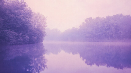 Fototapeta premium A serene pastel-toned background in a soft purple spectrum, misty and slightly blurred textures, diffused light creating a tranquil ambiance