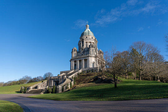 The Ashton Memorial in Williamson Park in Lancaster, Lancashire, UK