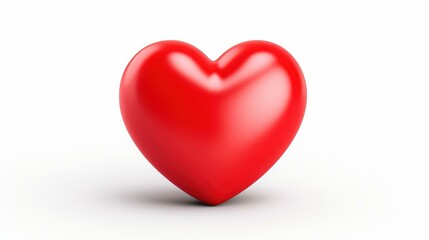 Fototapeta premium Create a bold red heart frame, perfect for showcasing your love in photos or craft projects this season.