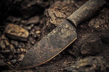 Iron ore used for making knives.