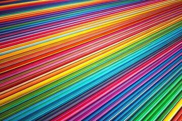 Obraz premium 3D Lines Pattern in Perspective with Rule of Thirds