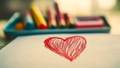 Using crayons and colors, we craft hope and love in support of childhood cancer awareness