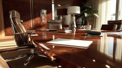 A modern negotiation workspace featuring tax agreements, legal contract papers, and a financial summary.
