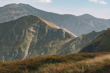 Mountain peaks of the Tatra Mountains