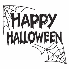 Jagged Rock Halloween Lettering: Spooky & Fun Festive Design Element Font Text Type Cute Bats Fall  