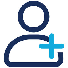 Obraz premium Add Account Icon