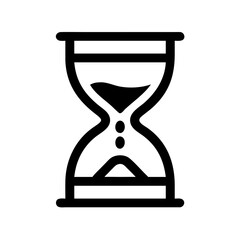 Time Flies: Elegant Hourglass Icon, Sand Dripping, Time Management Concept, Vintage Style, Deadline,