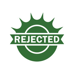 rejected rubber stamp ribbon vector icon sticker label minimalist design for digital and print projects
 Graphic Design Icons Making a Huge Impact on Visual Aesthetics