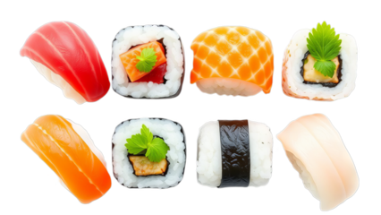 Assorted Sushi Rolls - A Colorful Culinary Delight
