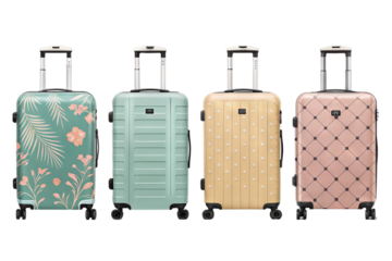 Stylish Printed Travel Suitcases for Your Next Adventure