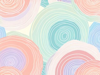 Pastel Swirls: An Abstract Dream