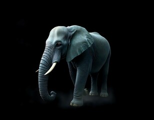 Fototapeta premium elephant big animal
