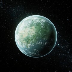 Obraz premium A planet full of life and hope.