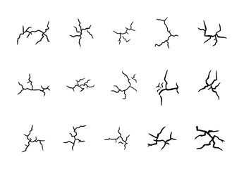 Soil Cracks Texture Illustration
