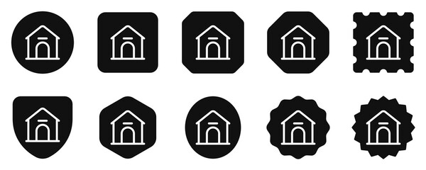 Editable doghouse, kennel vector icon. Veterinary, animal, pet care, pet shop. Part of a big icon set family. Perfect for business, web and app interfaces, presentations, infographics, etc