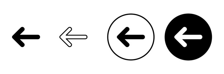 Arrow icon vector. Arrow sign and symbol for web design.