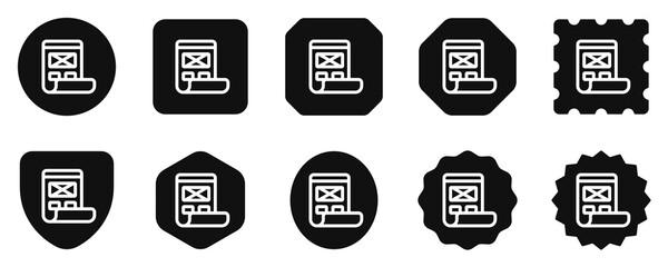 Editable design wireframe vector icon. Part of a big icon set family. Perfect for web and app interfaces, presentations, infographics, etc