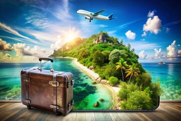 Double Exposure: Budget Summer Vacation Destinations - Sun, Sand, and Adventure Await