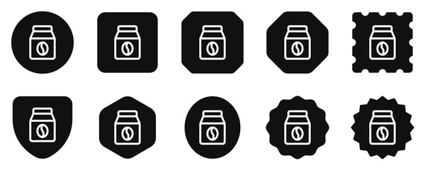 Editable coffee bean, ground, bag vector icon. Cafe, coffee shop, restaurant, drink, beverages. Part of a big icon set family. Perfect for web and app interfaces, presentations, infographics, etc