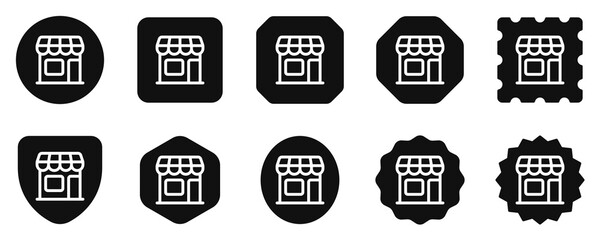 Editable store building vector icon. Food, restaurant. Part of a big icon set family. Perfect for web and app interfaces, presentations, infographics, etc