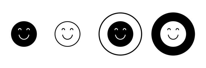 Smile icon vector. smile emoticon icon. feedback sign and symbol