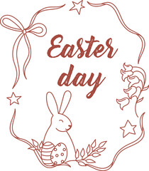 Easter Day Line Frame