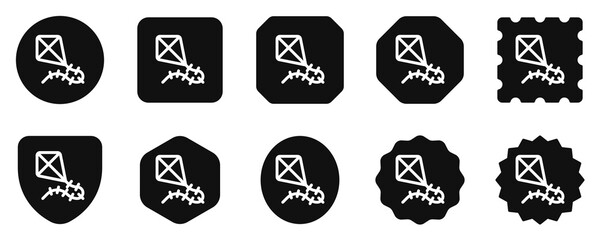 Editable flying kite vector icon. Part of a big icon set family. Perfect for web and app interfaces, presentations, infographics, etc