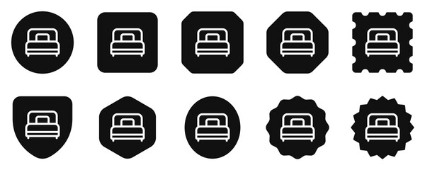 Editable single bed vector icon. Part of a big icon set family. Perfect for web and app interfaces, presentations, infographics, etc