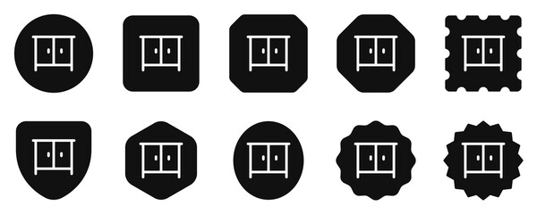 Editable cabinet, nightstand vector icon. Part of a big icon set family. Perfect for web and app interfaces, presentations, infographics, etc