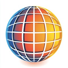 Abstract Globe Logo Design with Clean Style