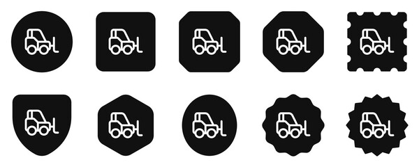 Editable forklift vector icon. Vehicles, transportation, travel. Part of a big icon set family. Perfect for web and app interfaces, presentations, infographics, etc