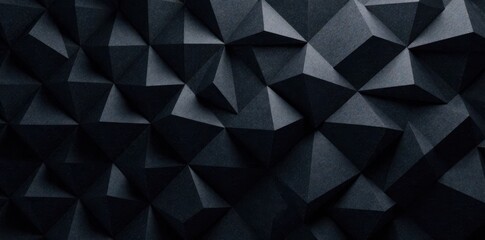 Fototapeta premium Sharp black triangles, abstract geometric pattern , angles, abstract