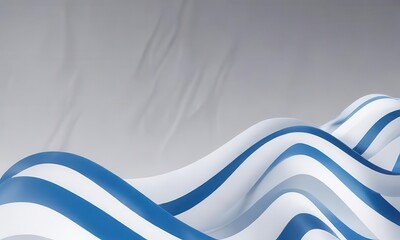 Business background with wavy abstract lines in blue and white stripes, business,  corporate,  waves
