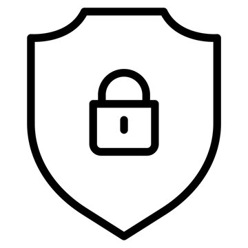 recommend clip art: Security Shield Icon Secure shield icon, representing cybersecurity, privacy protection, and safety measures
