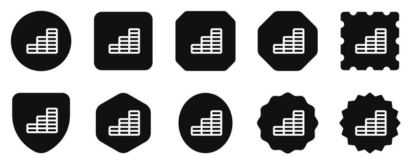 Editable coin stack, bar chart vector icon. Part of a big icon set family. Finance, business, investment, accounting. Perfect for web and app interfaces, presentations, infographics, etc