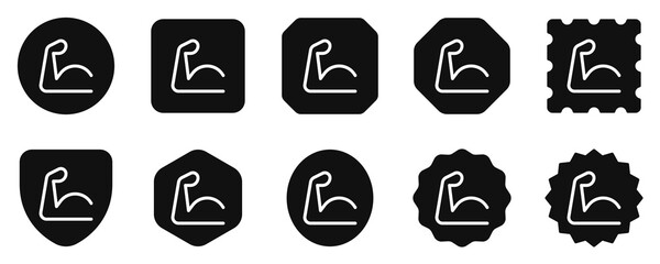 Editable muscular hand vector icon. Part of a big icon set family. Perfect for web and app interfaces, presentations, infographics, etc